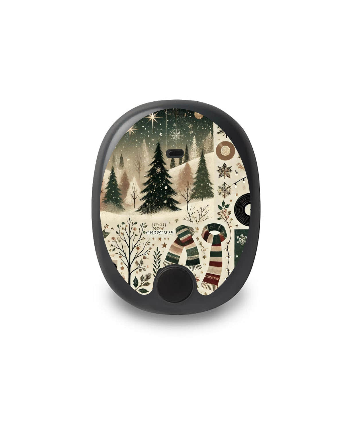 Cottagecore Christmas Sticker for Eversense Smart Transmitter