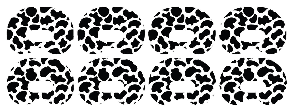 Cow Print Medtronic Guardian Connect Patch Tape - Pump Peelz