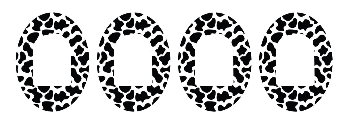 Cow Print Pod Patch Tape - Pump Peelz