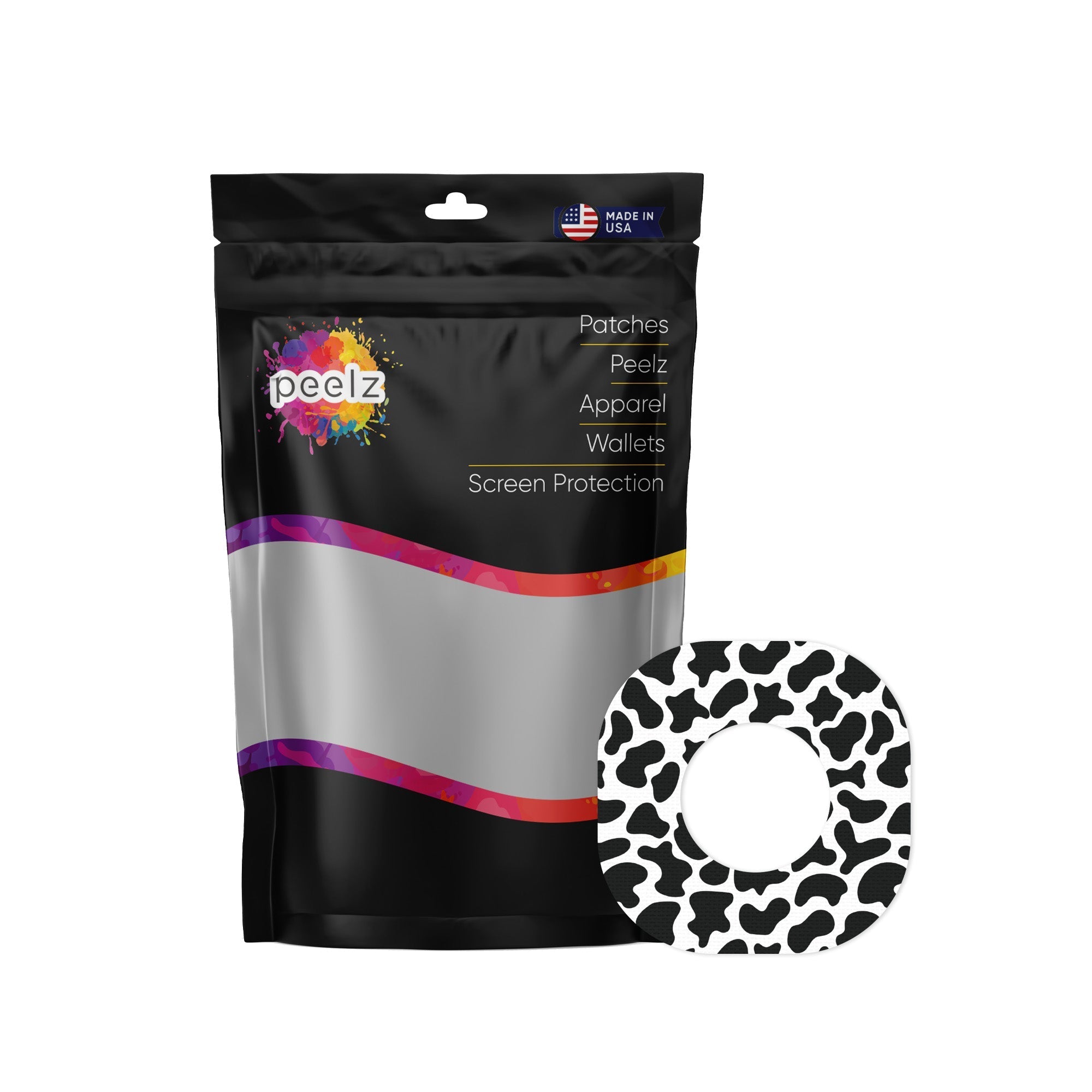 Cow Print Dexcom G7 and Stelo Patch Tape - Pump Peelz