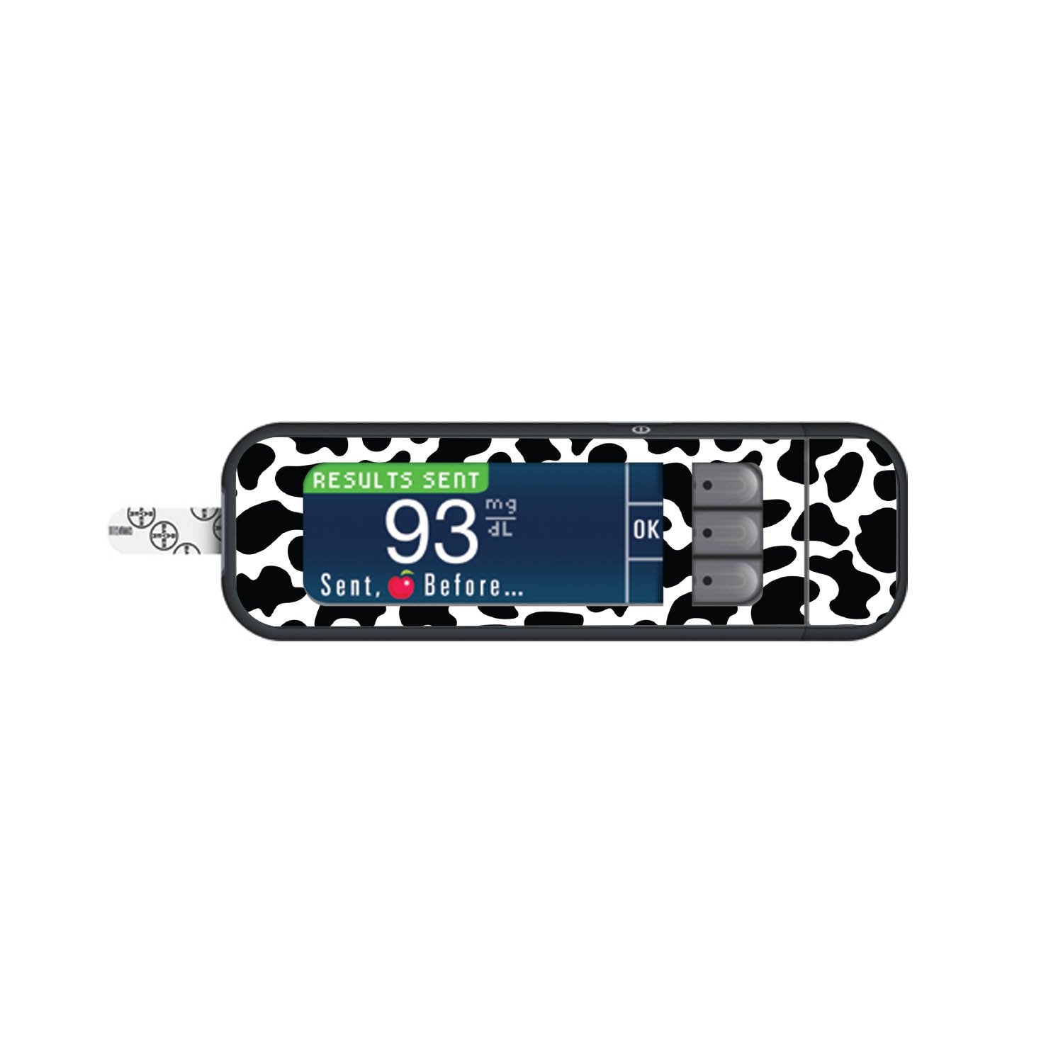 Cow Print Sticker for Bayer Contour Next Glucometer