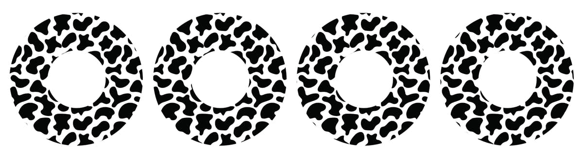 Cow Print for Patch  Freestyle Libre and Universal Infusion Set Tape