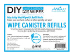 DIY Wipe Rolls | 100% Plant-Based Dry Wipes for Custom Cleaning Solutions