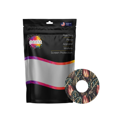Dark Moon Leaves Patch Tape Designed for the FreeStyle Libre 3 Plus & Lingo