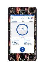 Dark Moon Leaves Sticker for Omnipod DASH® PDM – Pump Peelz