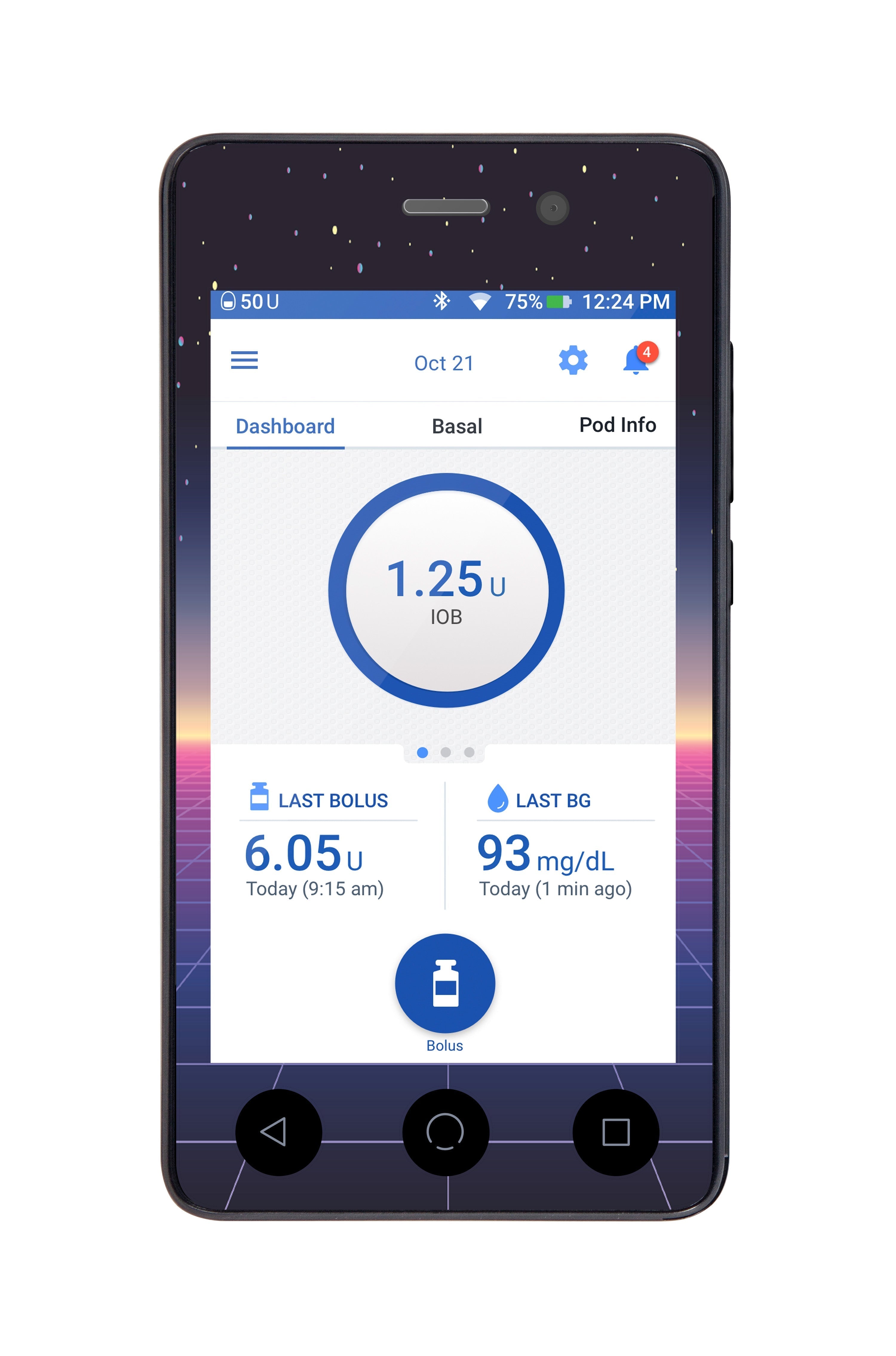 Dark Side Sticker for Omnipod DASH® PDM – Pump Peelz