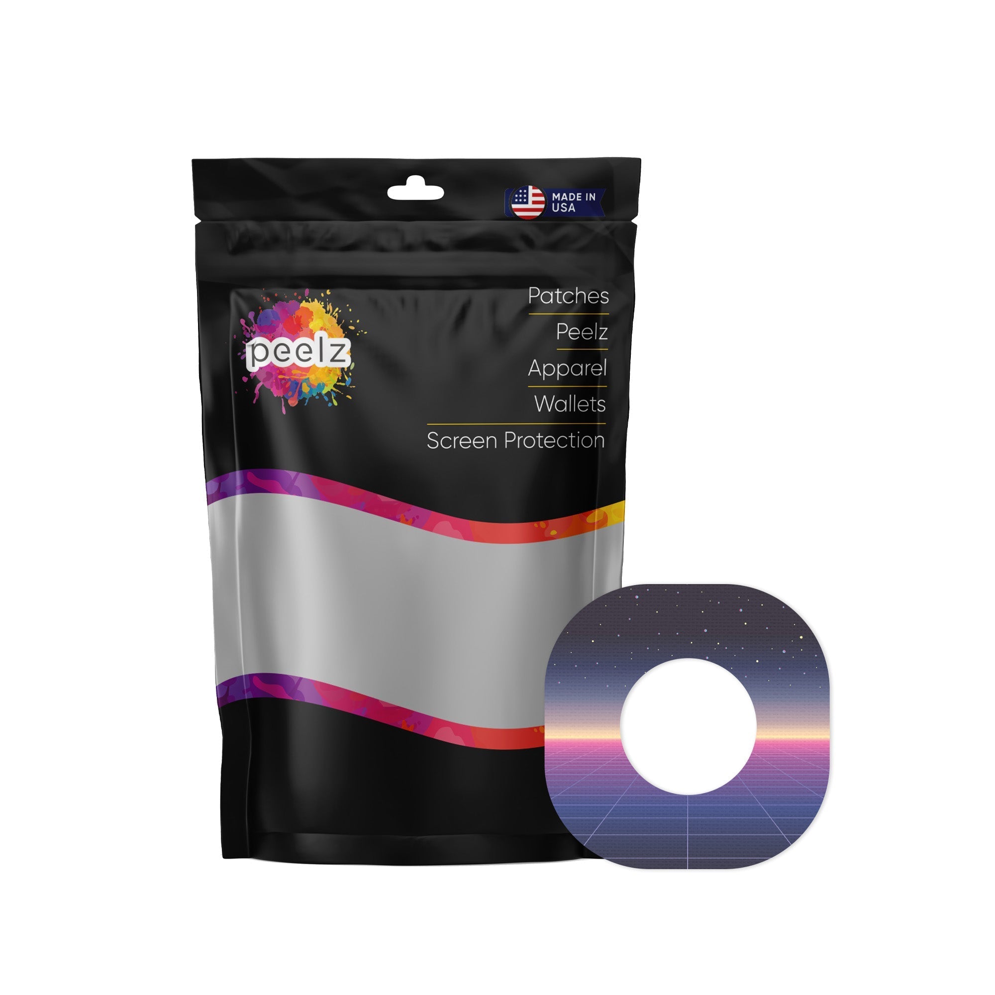Dark Side Dexcom G7 and Stelo Patch Tape - Pump Peelz