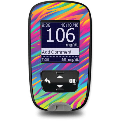 DayGlo Sticker for the Accu-Chek Guide Glucometer