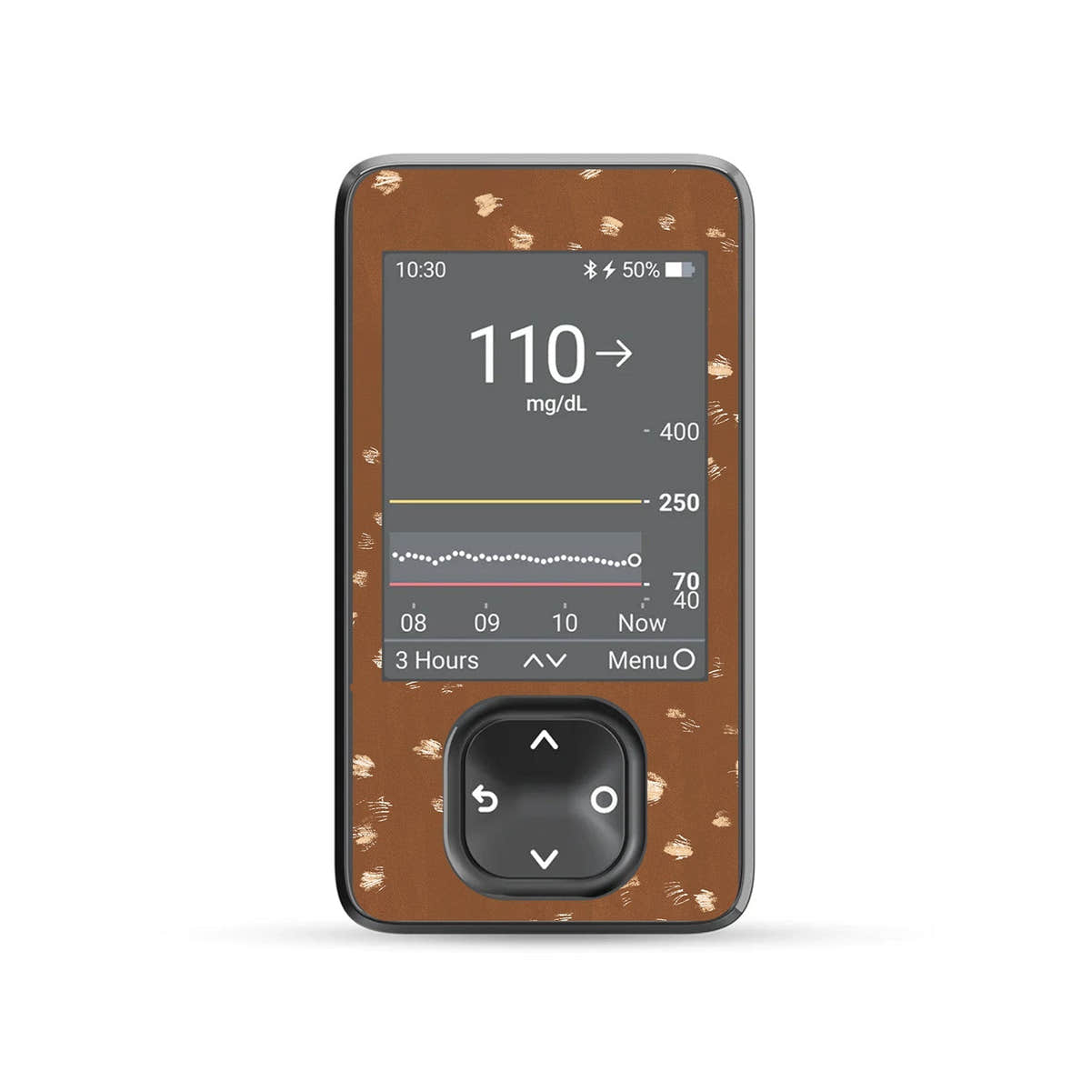Deer Hide DEXCOM G7 and Stelo and G6 Touchscreen Receiver Sticker