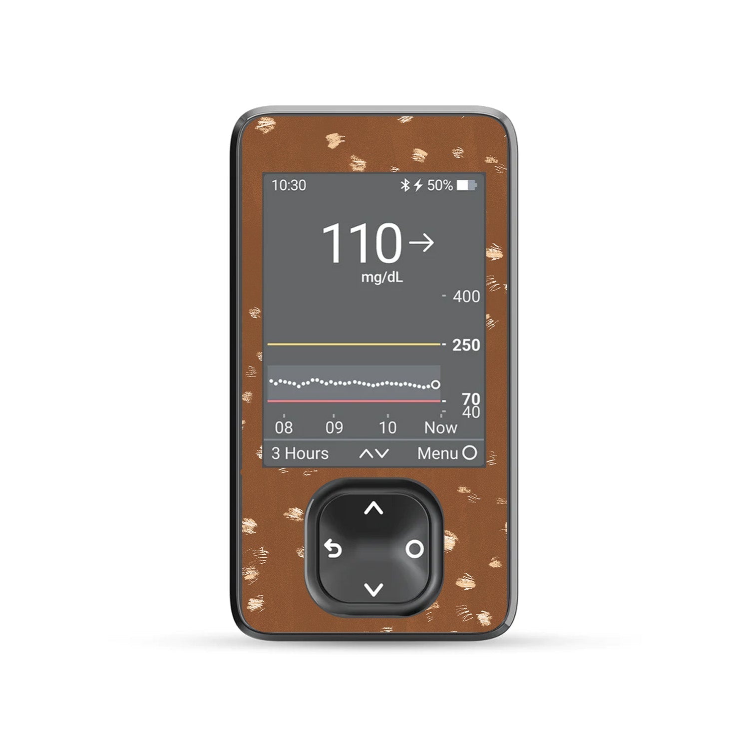 Deer Hide DEXCOM G7 and Stelo and G6 Touchscreen Receiver Sticker