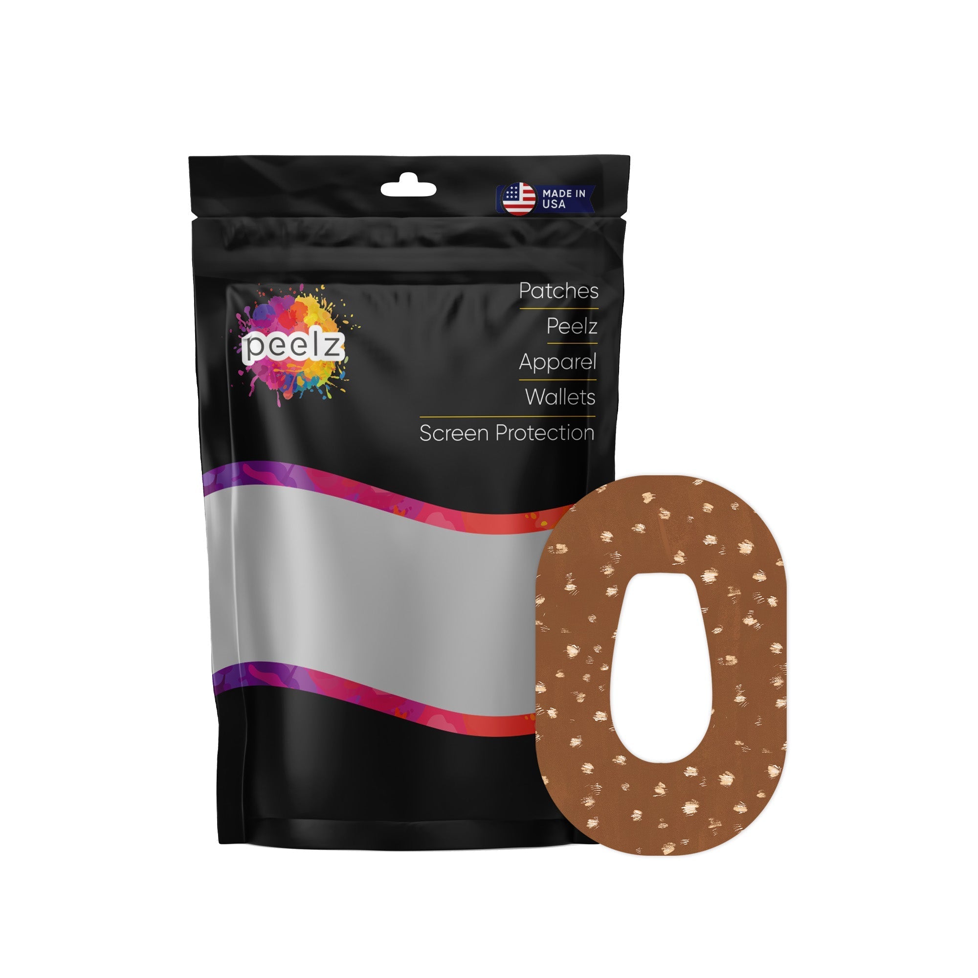 Deer Hide Dexcom G6 Patch Tape - Pump Peelz