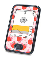 Strawberry Kisses Dexcom G6 Touchscreen Receiver Sticker - Pump Peelz
