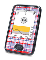 Party Plaid Dexcom G6 Touchscreen Receiver Sticker - Pump Peelz
