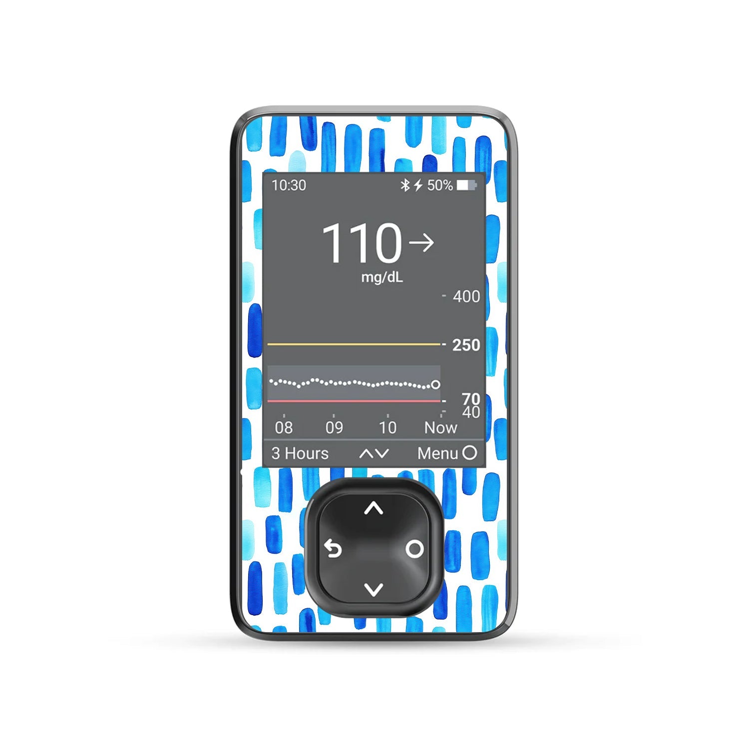 Level Lines Dexcom G7 and G6 Touchscreen Receiver Sticker - Pump Peelz