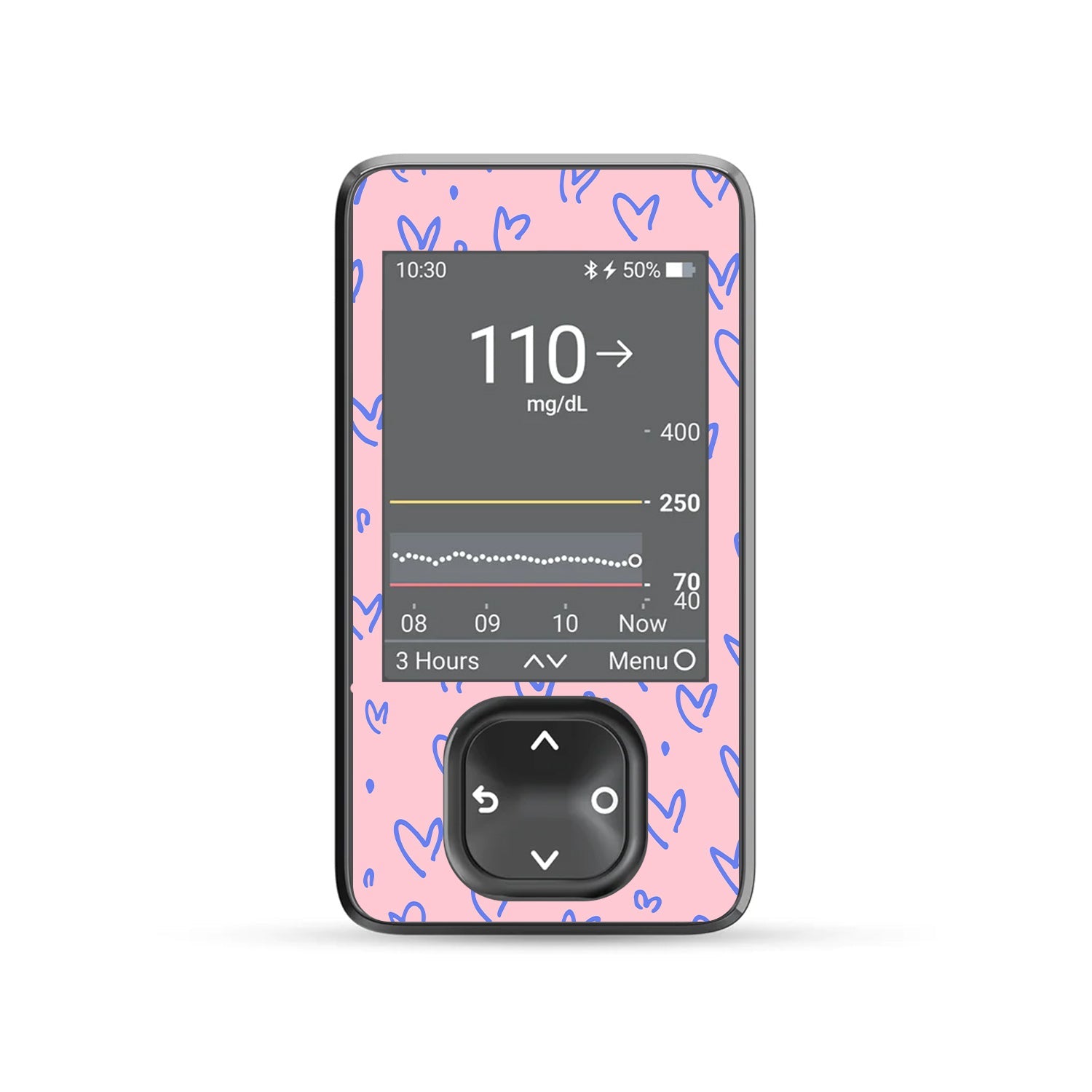 Love Language Dexcom G7 and G6 Touchscreen Receiver Sticker - Pump Peelz