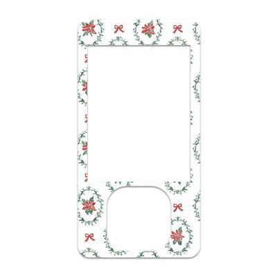 Poinsettia Parade Dexcom G7 and G6 Touchscreen Receiver Sticker - Pump Peelz