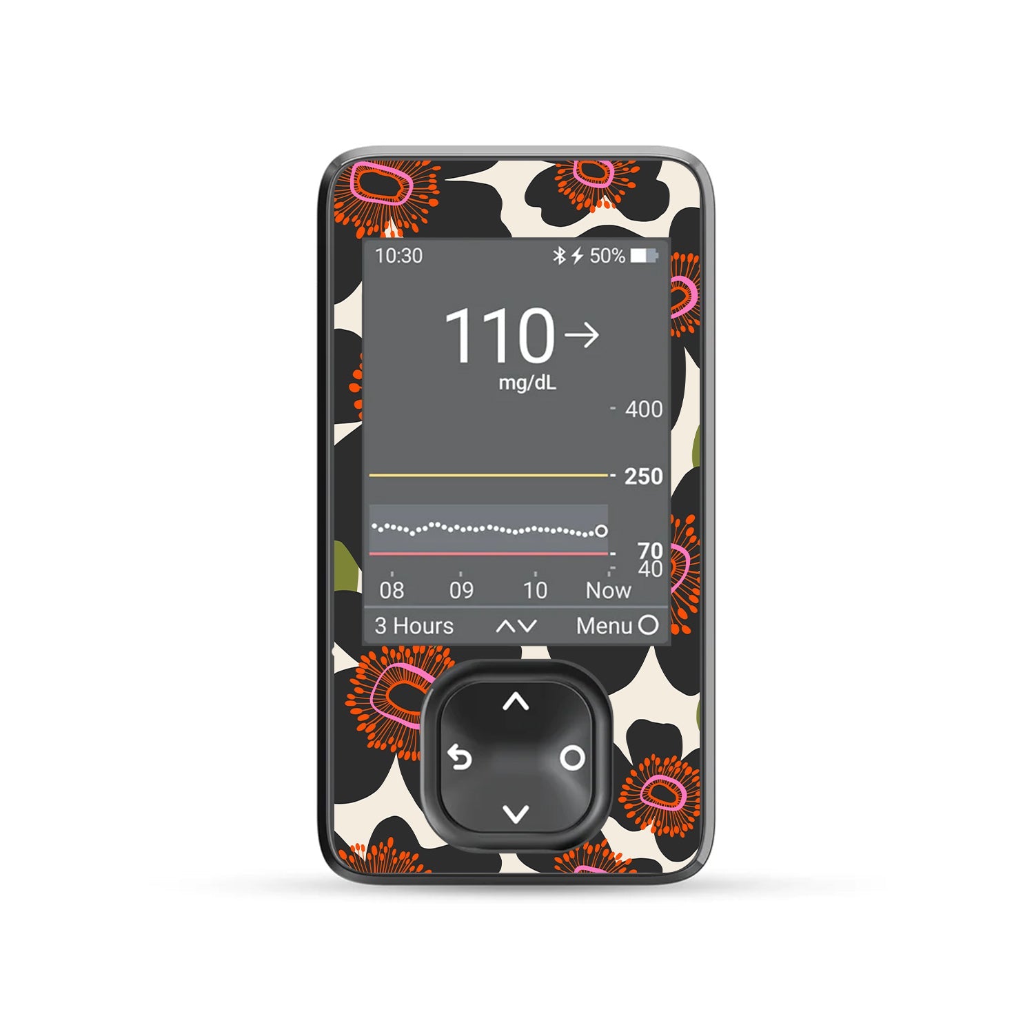 Petal Crush Dexcom G7 and G6 Touchscreen Receiver Sticker - Pump Peelz