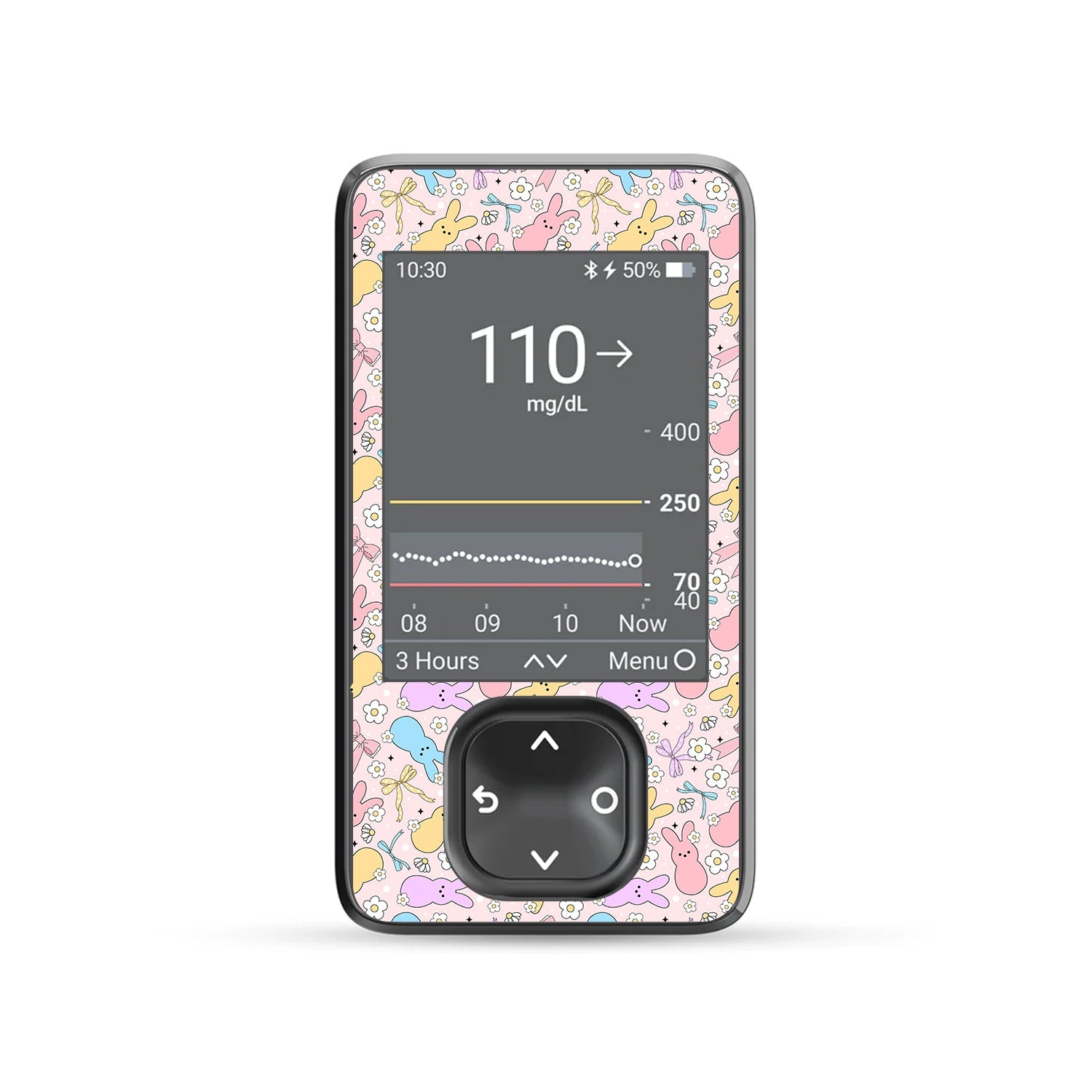 Hoppy Spring Dexcom G7 Touchscreen Receiver Sticker - Pump Peelz