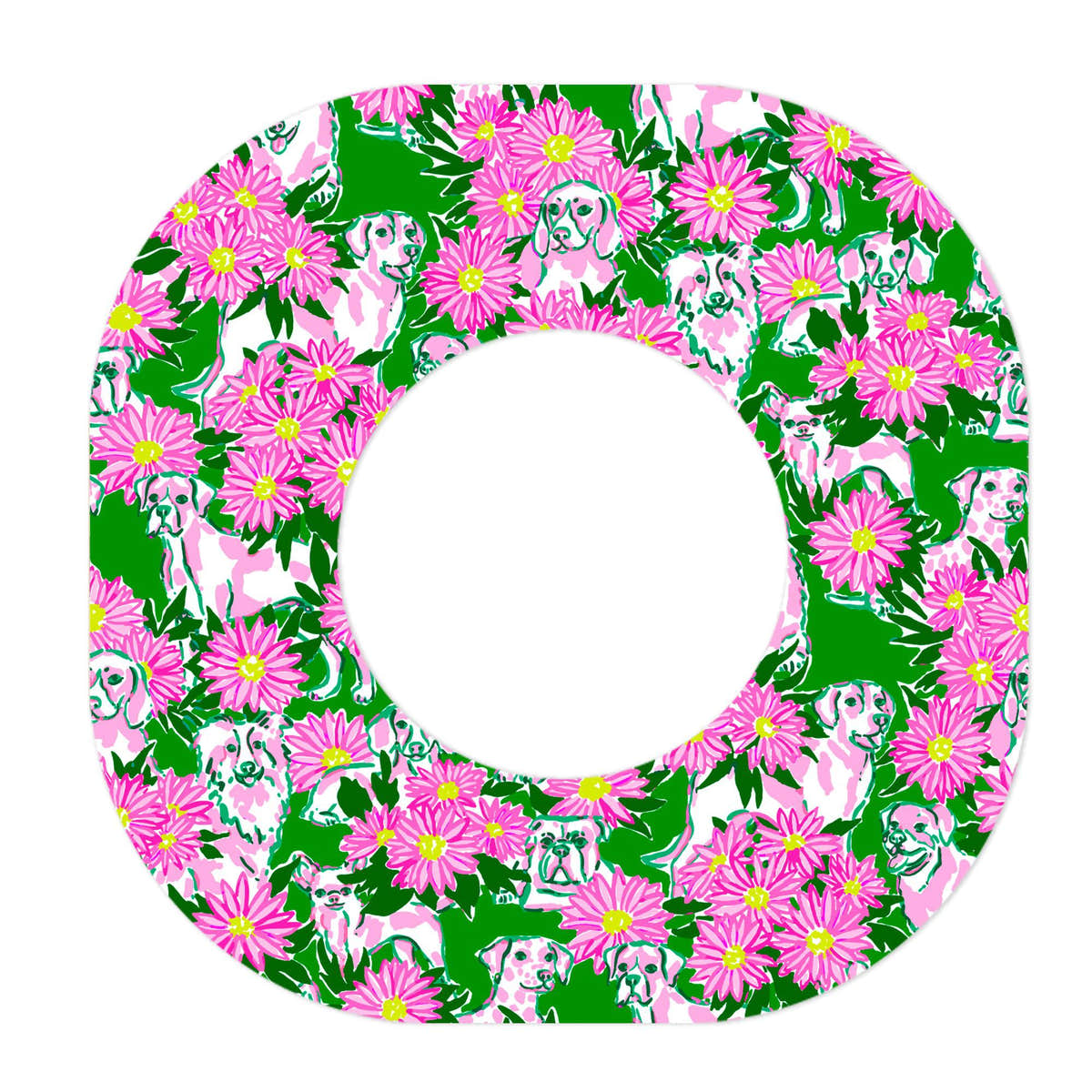 Dogs and Daisies Dexcom G7 and Stelo Patch Tape - Pump Peelz