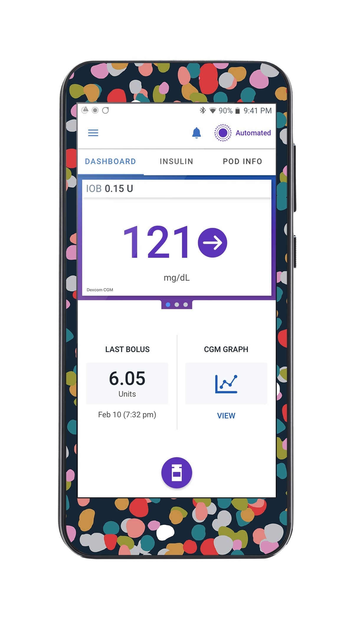 Dots Sticker for Omnipod® 5 Controller – Pump Peelz