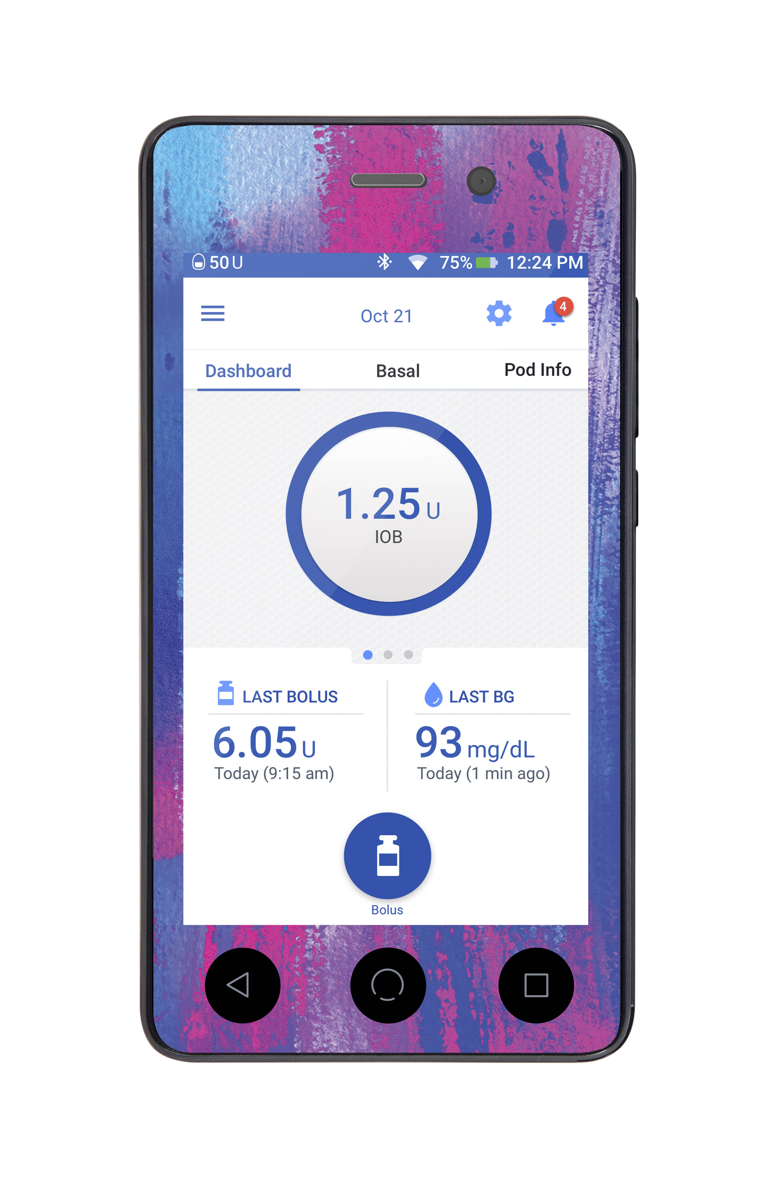 Dreamscape Sticker for Omnipod DASH® PDM – Pump Peelz