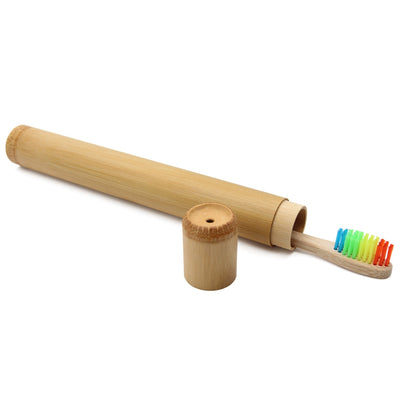 Genkent Bamboo Toothbrush Set with Charcoal