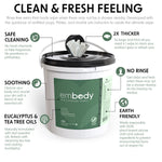 Embody® 225ct Eco Body Wipes – Refill Bucket for Wellness Studios