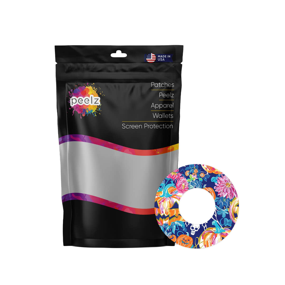 Enchanted Pumpkins Freestyle Libre 2 Patch Tape - Pump Peelz