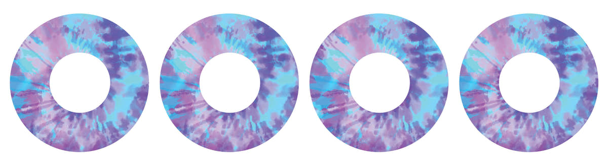 Endless Summer Tie-Dye Patch  Tape Designed for the FreeStyle Libre 2