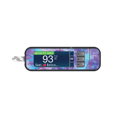 Endless Summer Tie-Dye Sticker for Bayer Contour Next Glucometer