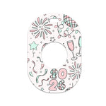 Cheers to '26 Eversense 365 Smart Transmitter Sticker - Pump Peelz