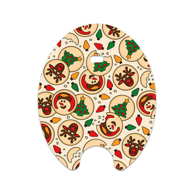 Santa's Cookies Eversense Smart Transmitter Sticker - Pump Peelz