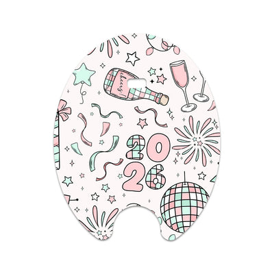 Cheers to '26 Eversense Smart Transmitter Sticker - Pump Peelz