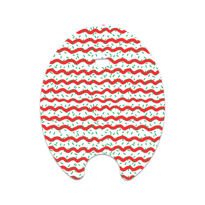 Christmas Icing Eversense Smart Transmitter Sticker - Pump Peelz