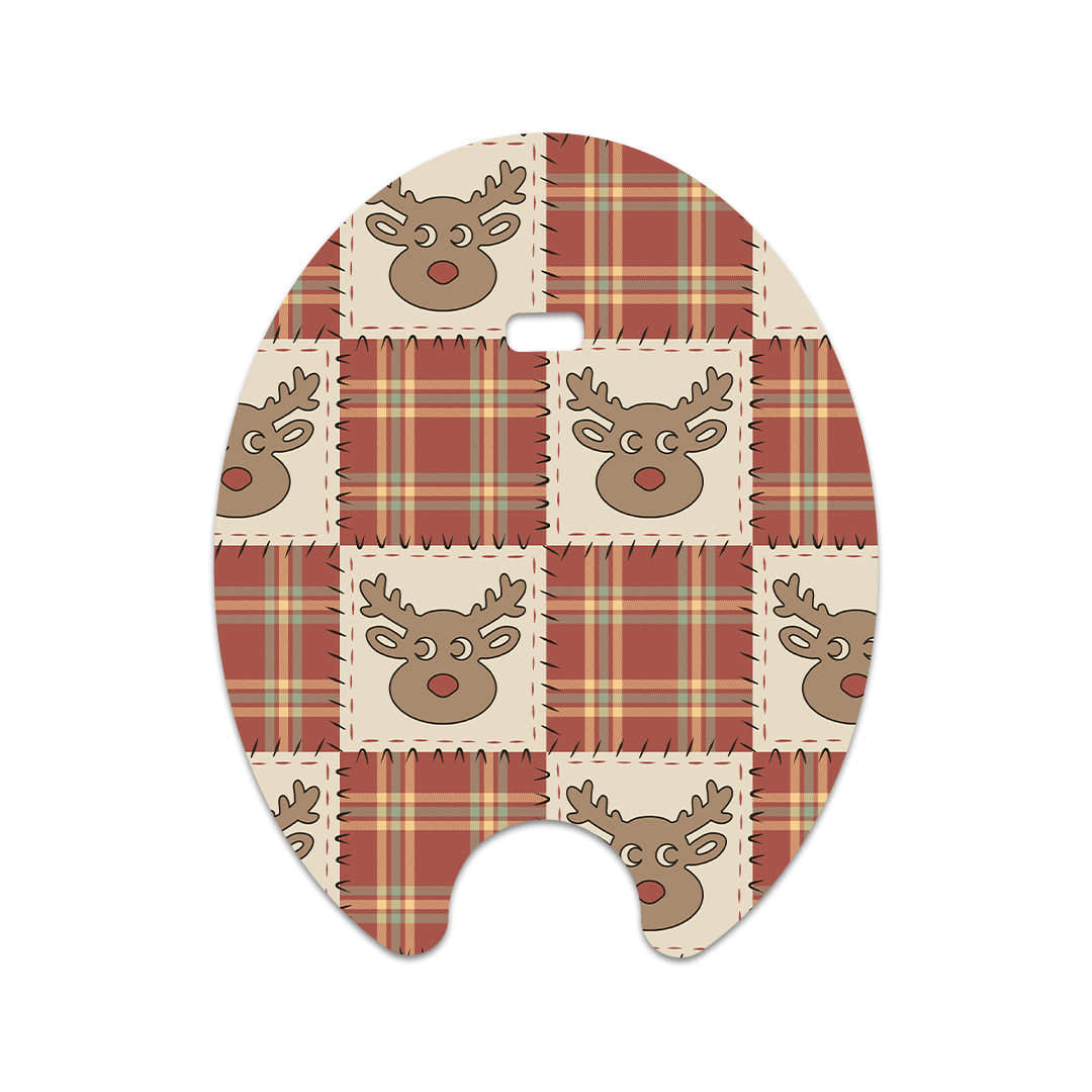 Rustic Reindeer Eversense Smart Transmitter Sticker - Pump Peelz