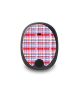 Party Plaid Eversense Smart Transmitter Sticker - Pump Peelz