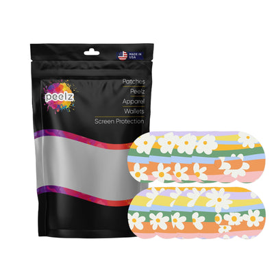 Floral Swirls Medtronic Guardian Connect Patch Tape - Pump Peelz