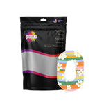 Floral Swirls Patch  Tape Designed for the DEXCOM G6
