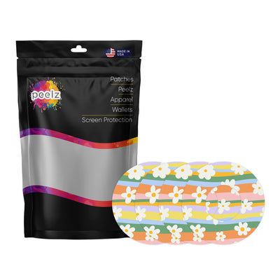 Floral Swirls Patch  Tape Designed for the FreeStyle Libre 2