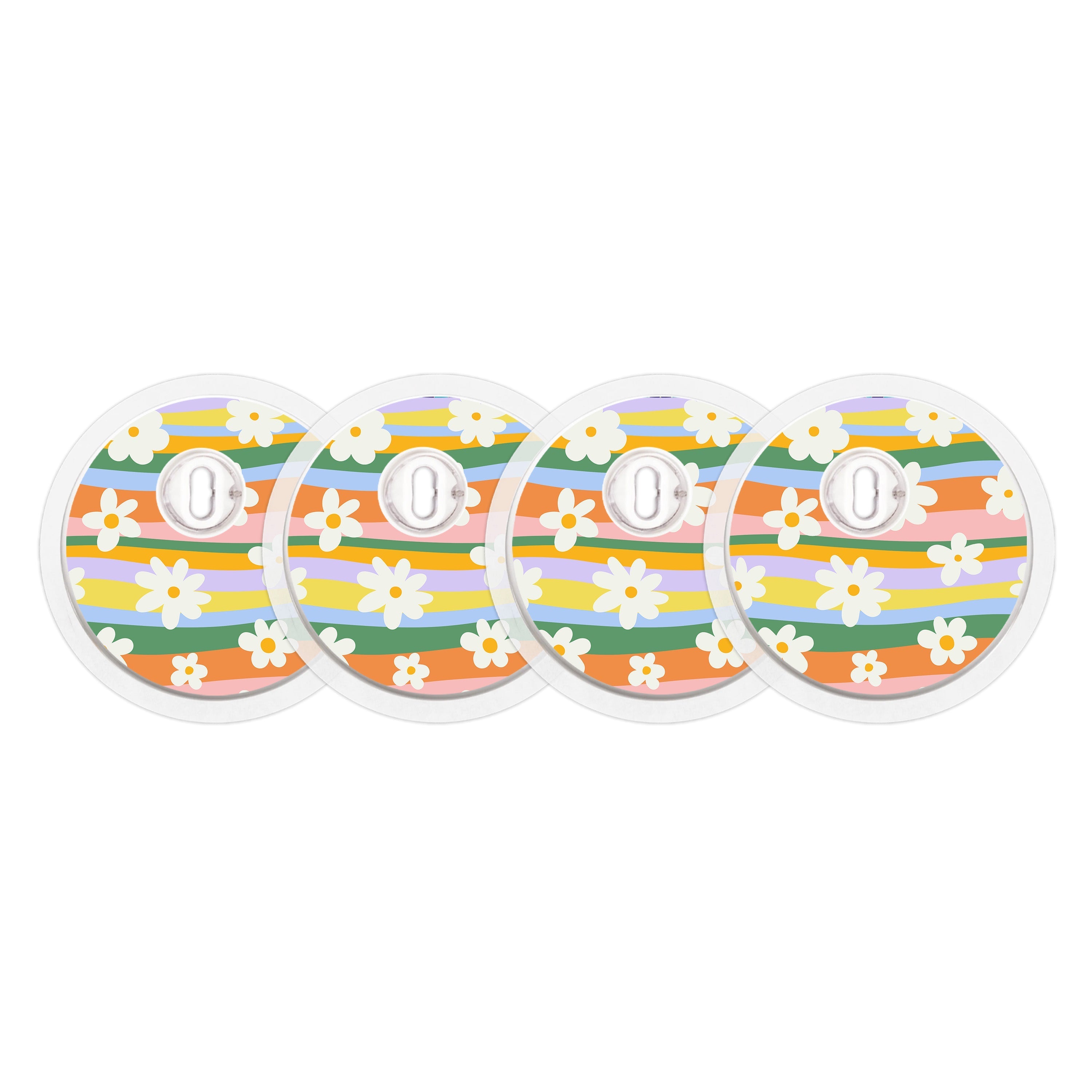 Floral Swirls Sticker Designed for the FreeStyle Libre 3 Plus & Lingo  Sensor