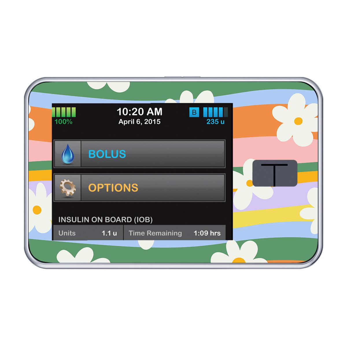 Floral Swirls Sticker for Tandem t:slim