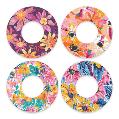 Floral Variety Freestyle Libre 2 Patch Tape - Pump Peelz