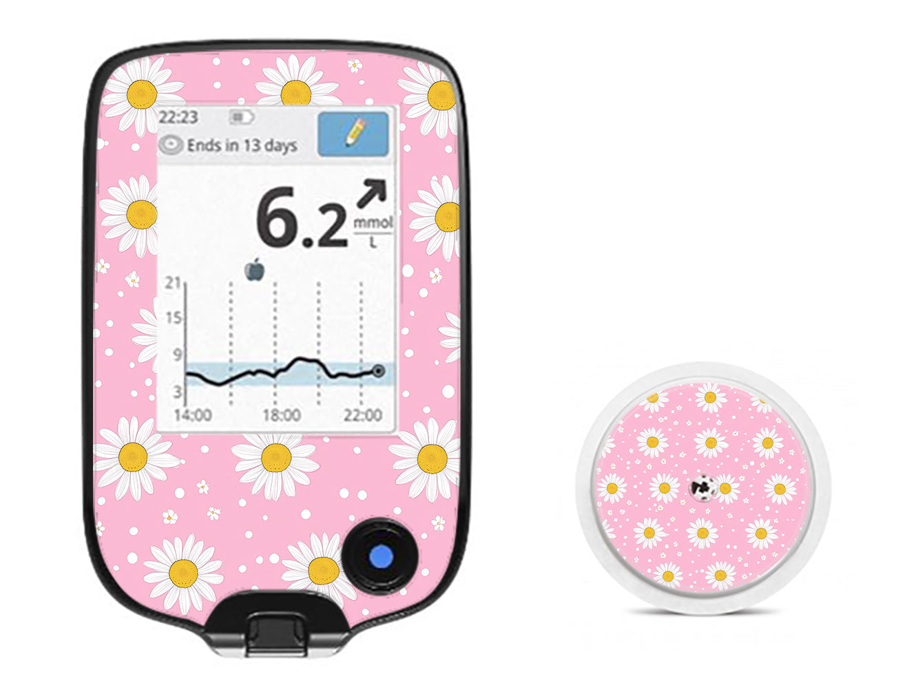 Spring Daisy Freestyle Libre 2 Sticker - Pump Peelz