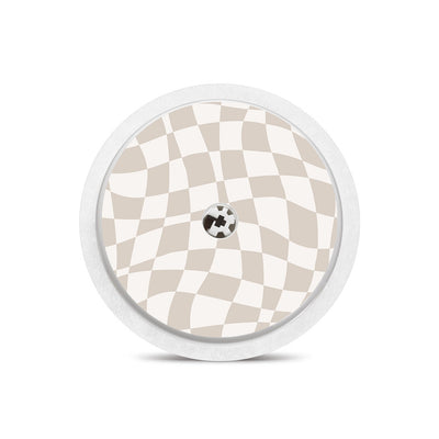 Creamy Check Freestyle Libre 2 Sticker - Pump Peelz