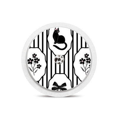 Midnight Cat Freestyle Libre 2 Sticker - Pump Peelz