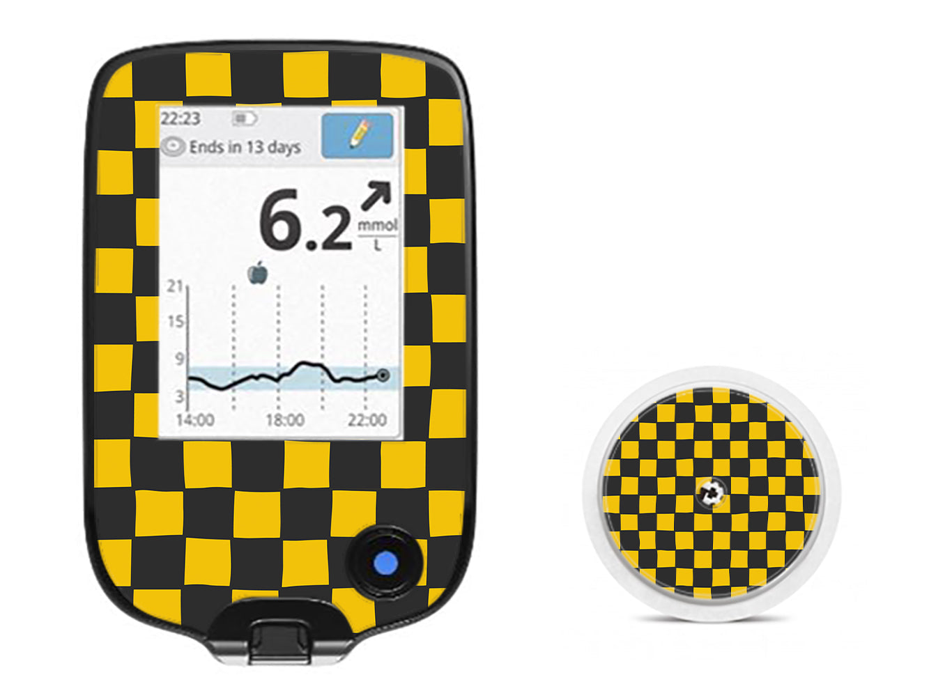 Charlie Check Freestyle Libre 2 Sticker - Pump Peelz