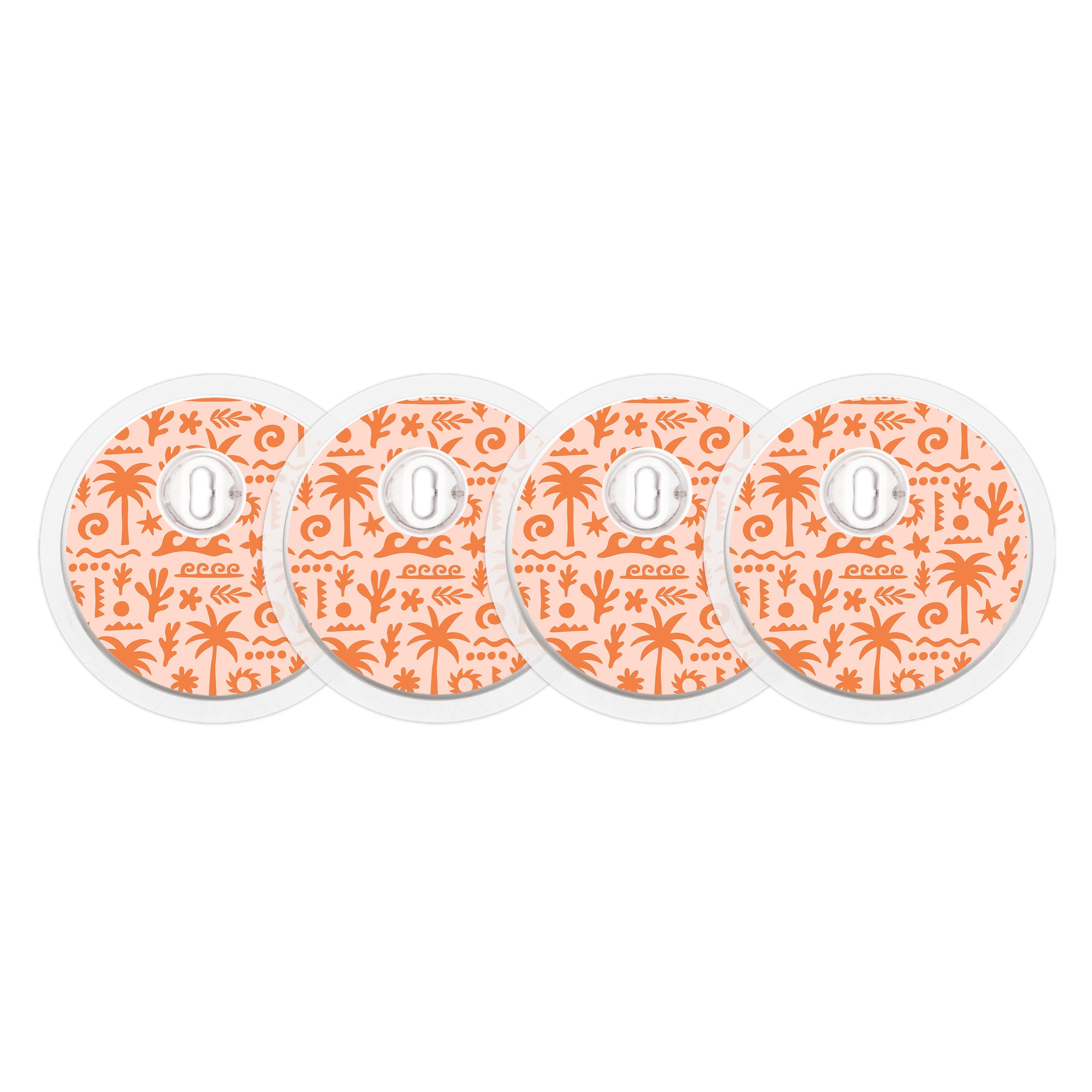 Terracotta Tides FreeStyle Libre 3 Plus & Lingo  Sensor Sticker - Pump Peelz