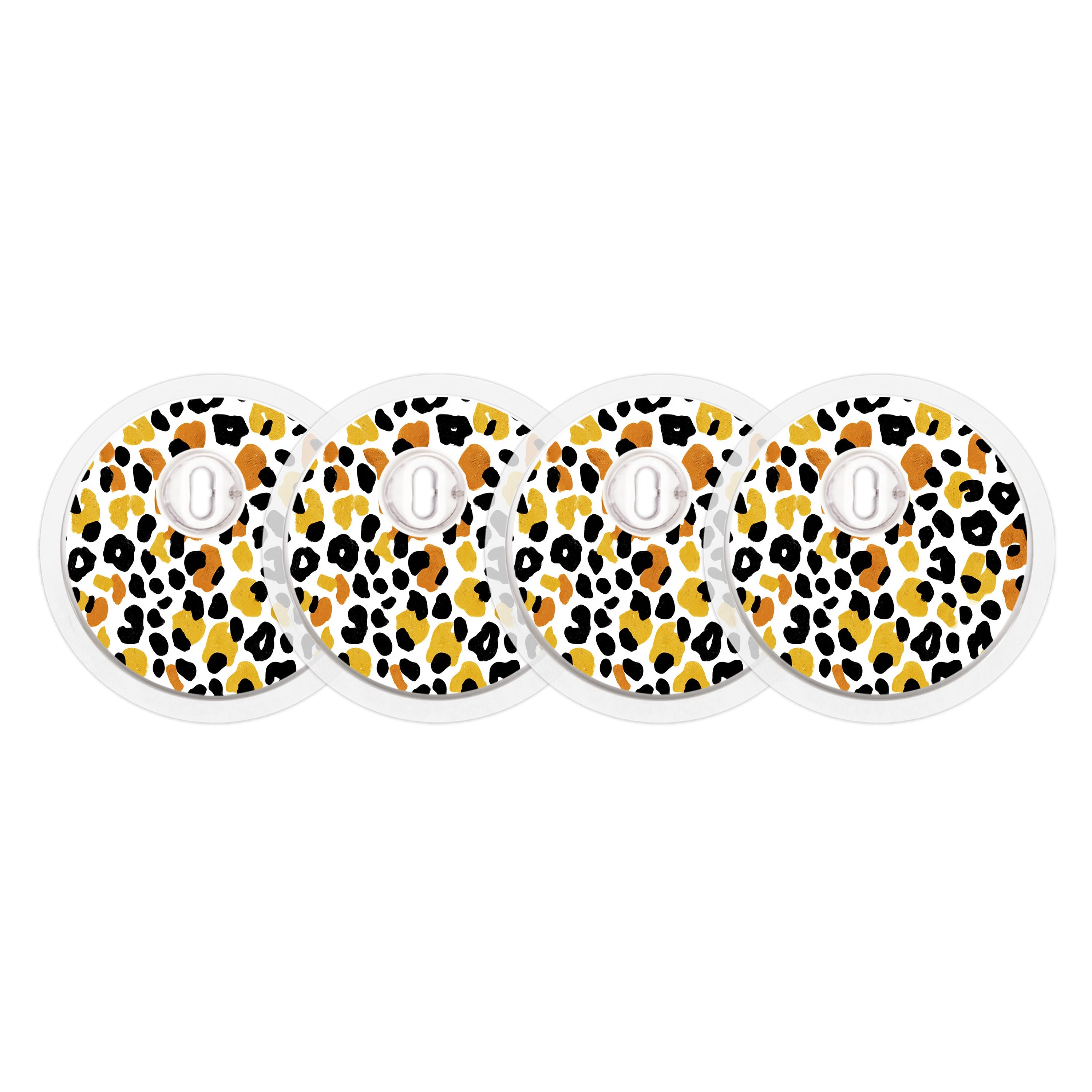 Golden Leopard FreeStyle Libre 3 Plus & Lingo  Sensor Sticker - Pump Peelz