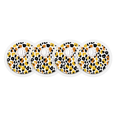 Golden Leopard FreeStyle Libre 3 Plus & Lingo  Sensor Sticker - Pump Peelz