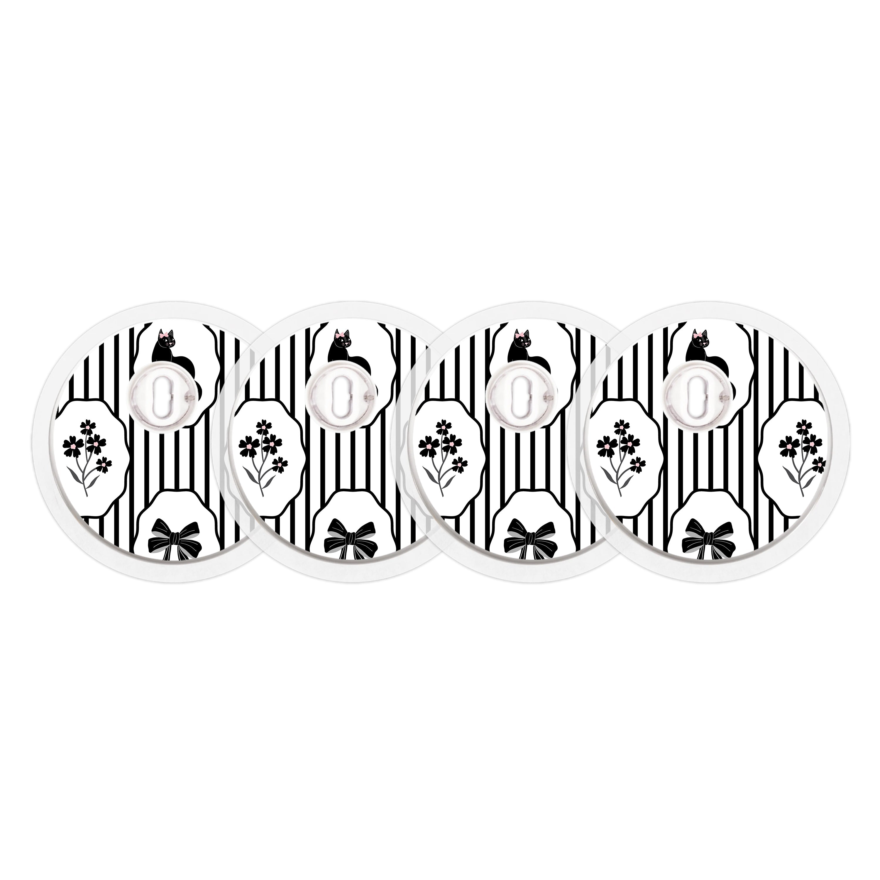 Midnight Cat FreeStyle Libre 3 Plus & Lingo  Sensor Sticker - Pump Peelz